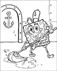 Coloriage Spongebob 1