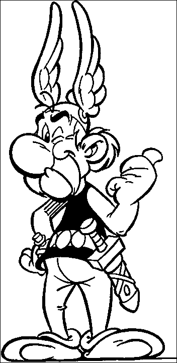 Coloriage 1 Asterix