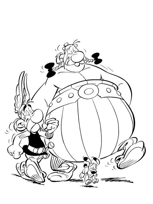 Coloriage 10 Asterix