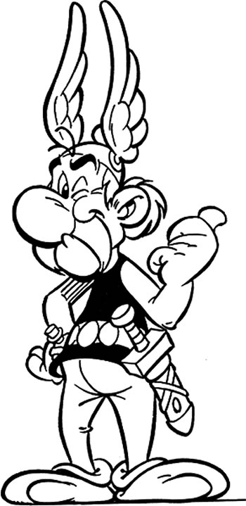 Coloriage 17 Asterix