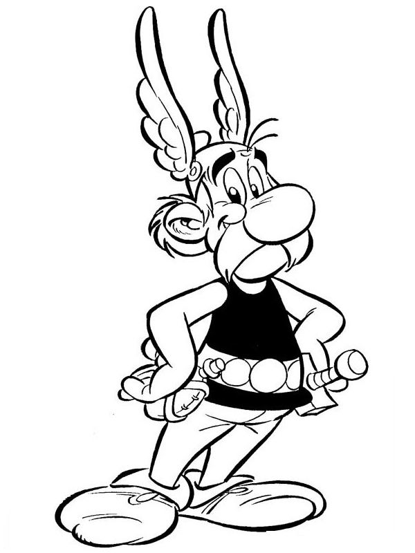 Coloriage 9 Asterix