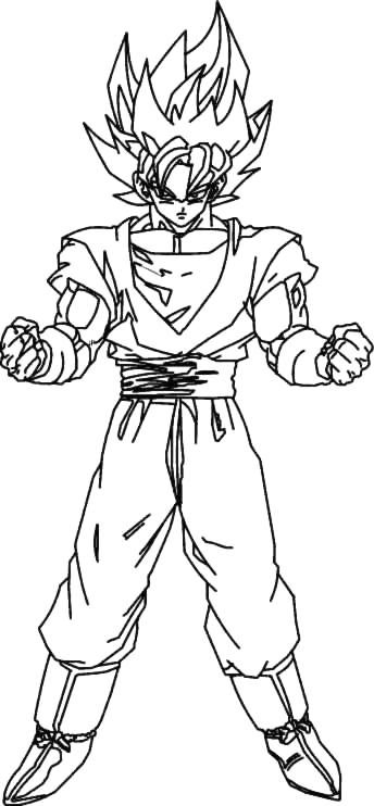 Coloriage 30 Dragon ball