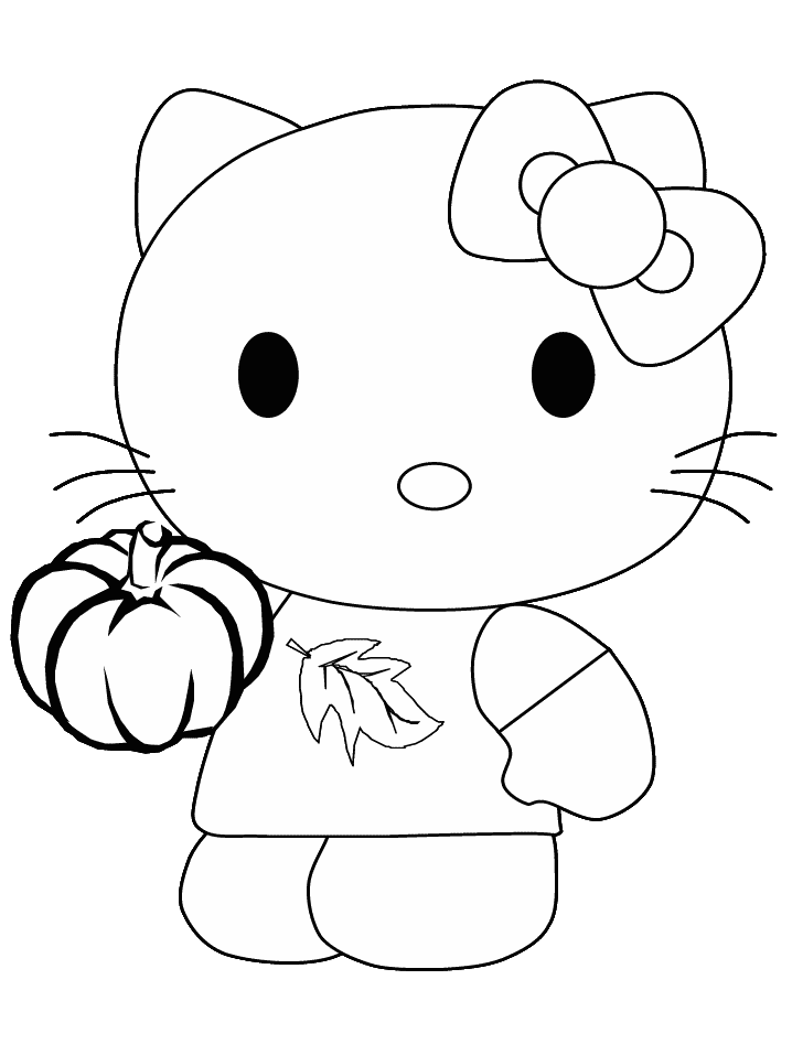 Coloriage 37 Hello kitty