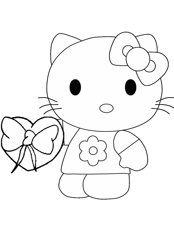 Coloriage 40 Hello kitty