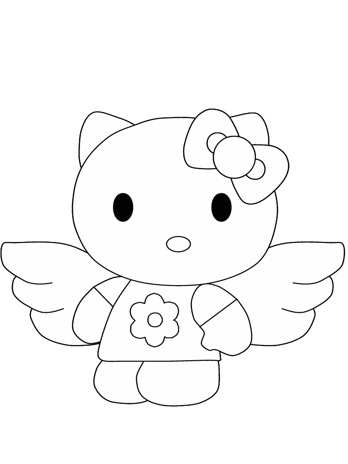 Coloriage 41 Hello kitty