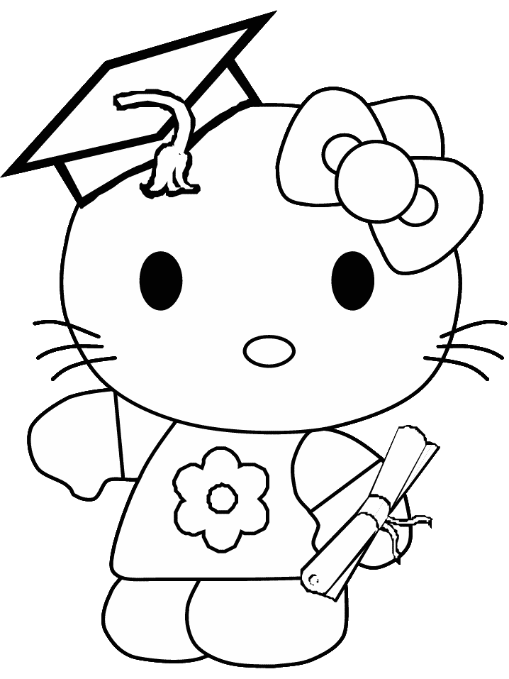 Coloriage 42 Hello kitty