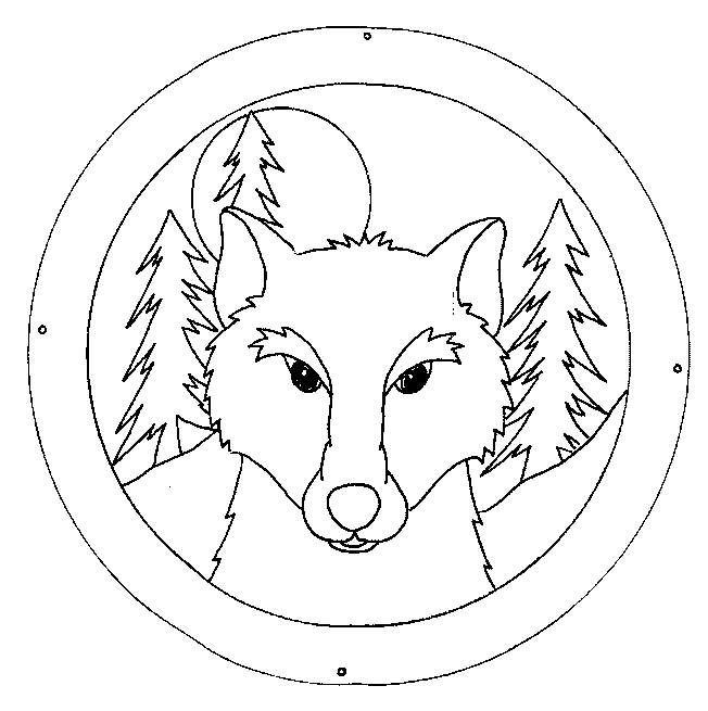 Coloriage 22 Les loups