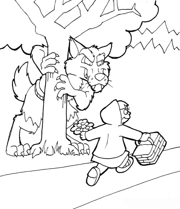 Coloriage 32 Les loups