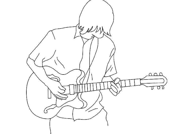 Coloriage 13 Musique