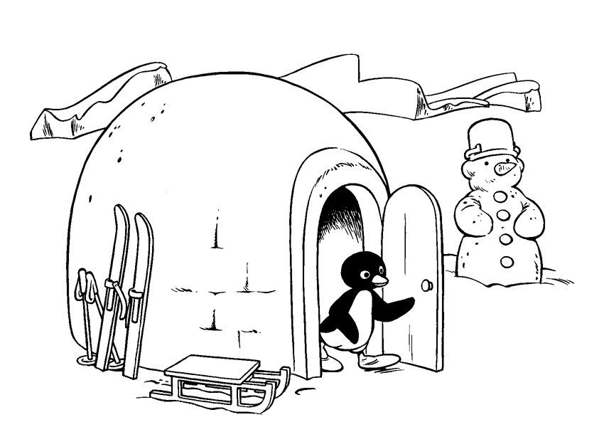 Coloriage 33 Penguins