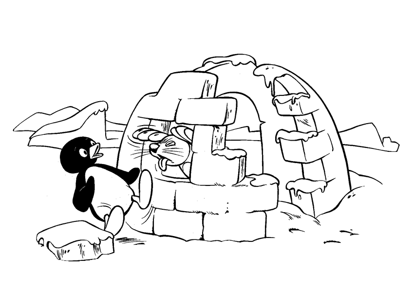 Coloriage 36 Penguins