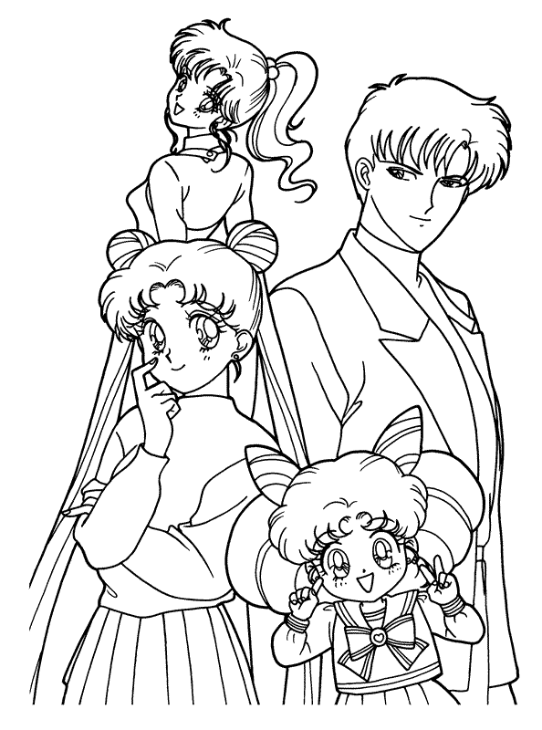 Coloriage 56 Sailor moon