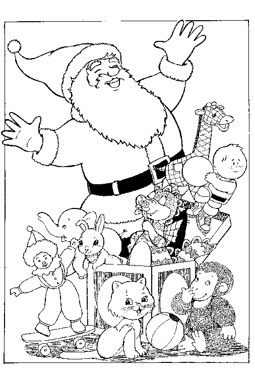 Coloriage 26 Santa claus