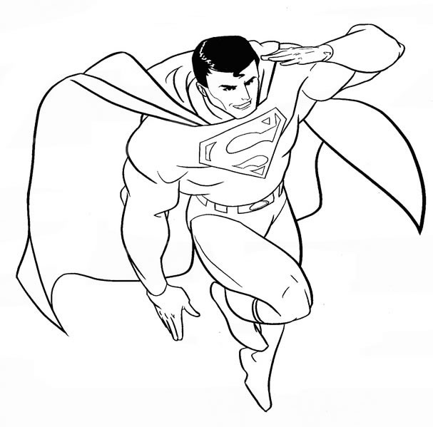 Coloriage 34 Superman