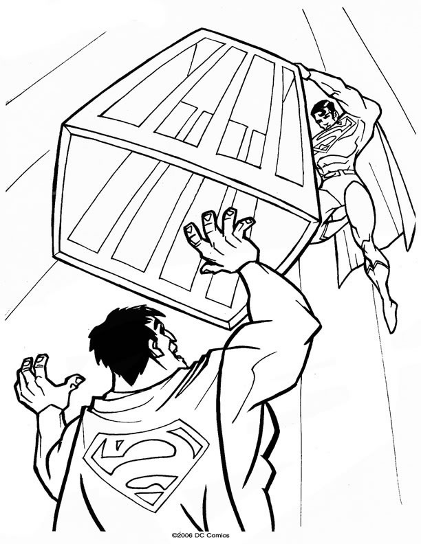 Coloriage 58 Superman