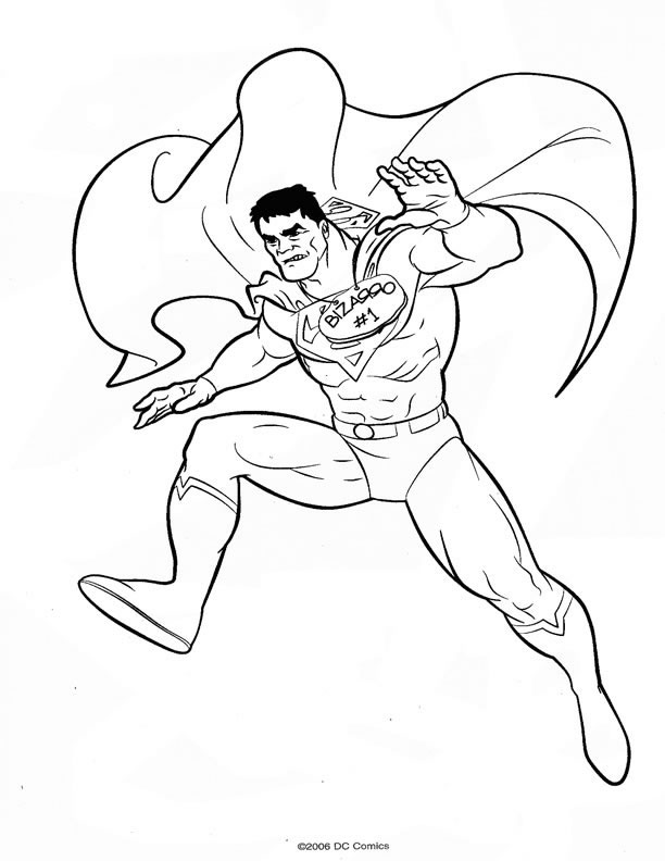 Coloriage 60 Superman