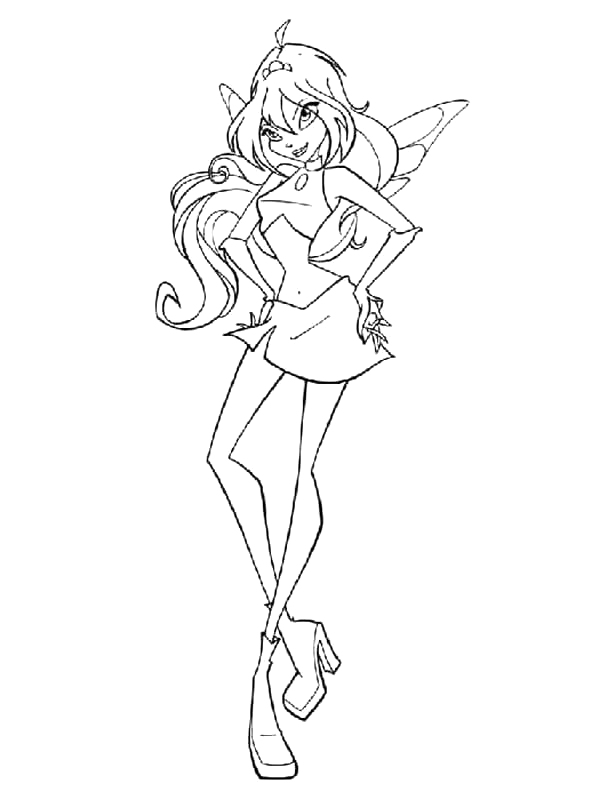 Coloriage 63 Winx